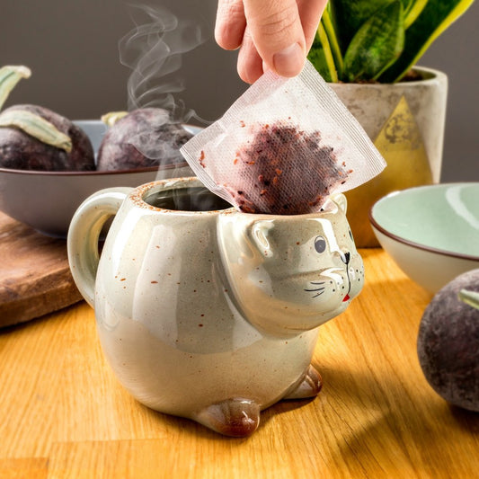 Κεραμική κούπα τσάι 3D γατάκι Cat tea mug