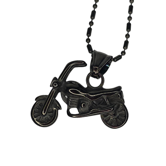 Μαύρο μακρύ μενταγιόν μηχανή από ανοξείδωτο ατσάλι