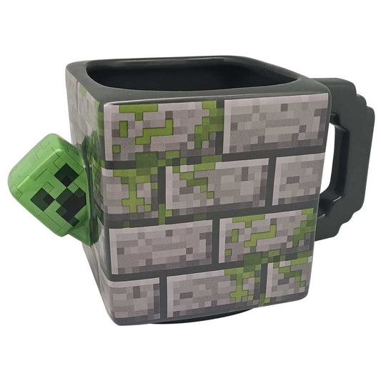Κεραμική κούπα minecraft τούβλα με γεωμετρικό
